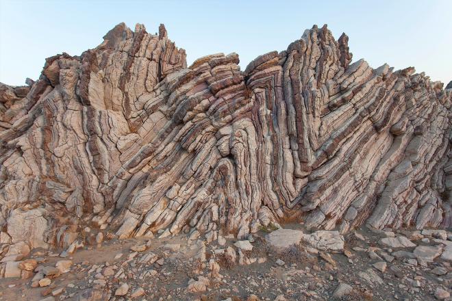 Awesome angular folds, Crete